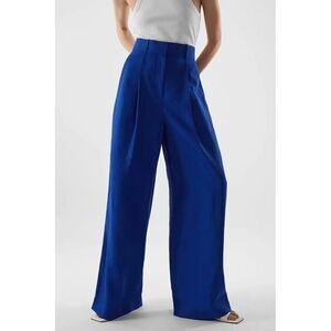 COS Blue Wide-Leg Pants